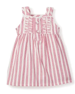 Kids Petite Plume Kid's Twill Doll Nightgown in Antique Red Ticking