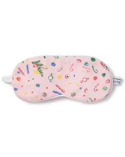 Kids Petite Plume Kid's Twill Eye Mask in Vintage Sweets