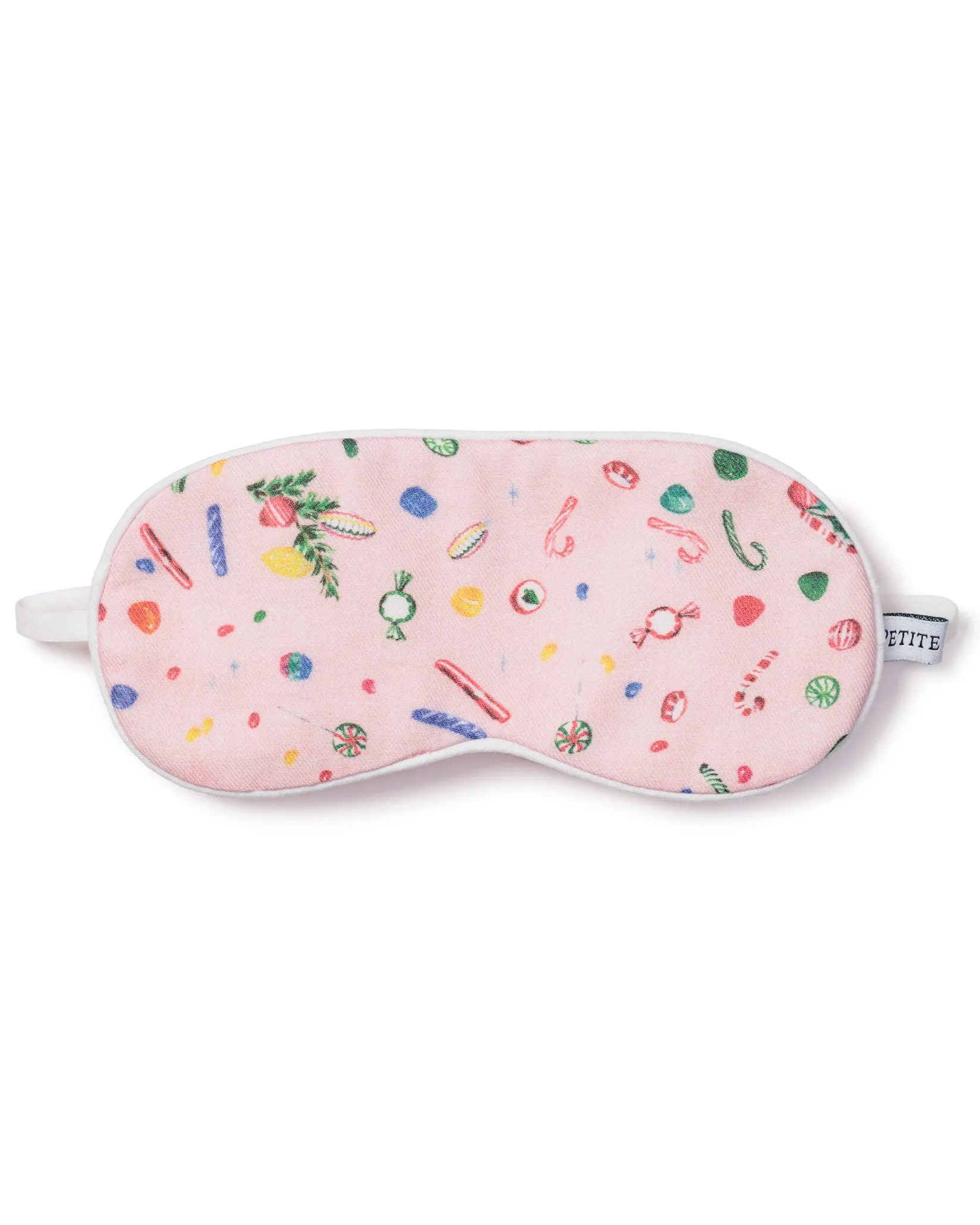 Kids Petite Plume Kid's Twill Eye Mask in Vintage Sweets