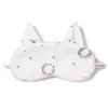Kids Petite Plume Kid's Twill Kitty Eye Mask in Somerset Wreath