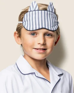 Kids Petite Plume Kid's Twill Kitty Sleep Mask in