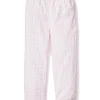 Kids Petite Plume Kid's Twill Pajama Pants in Pink Gingham