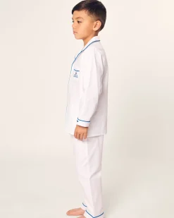 Kids Petite Plume Kid's Twill Pajama Set Hotel del Coronado x