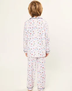 Kids Petite Plume Kid's Twill Pajama Set in Literary Lessons
