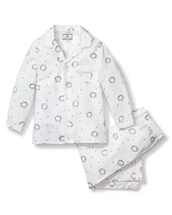 Kids Petite Plume Kid's Twill Pajama Set in Somerset Wreath