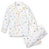 Kids Petite Plume Kid's Twill Pajama Set in Birthday Wishes