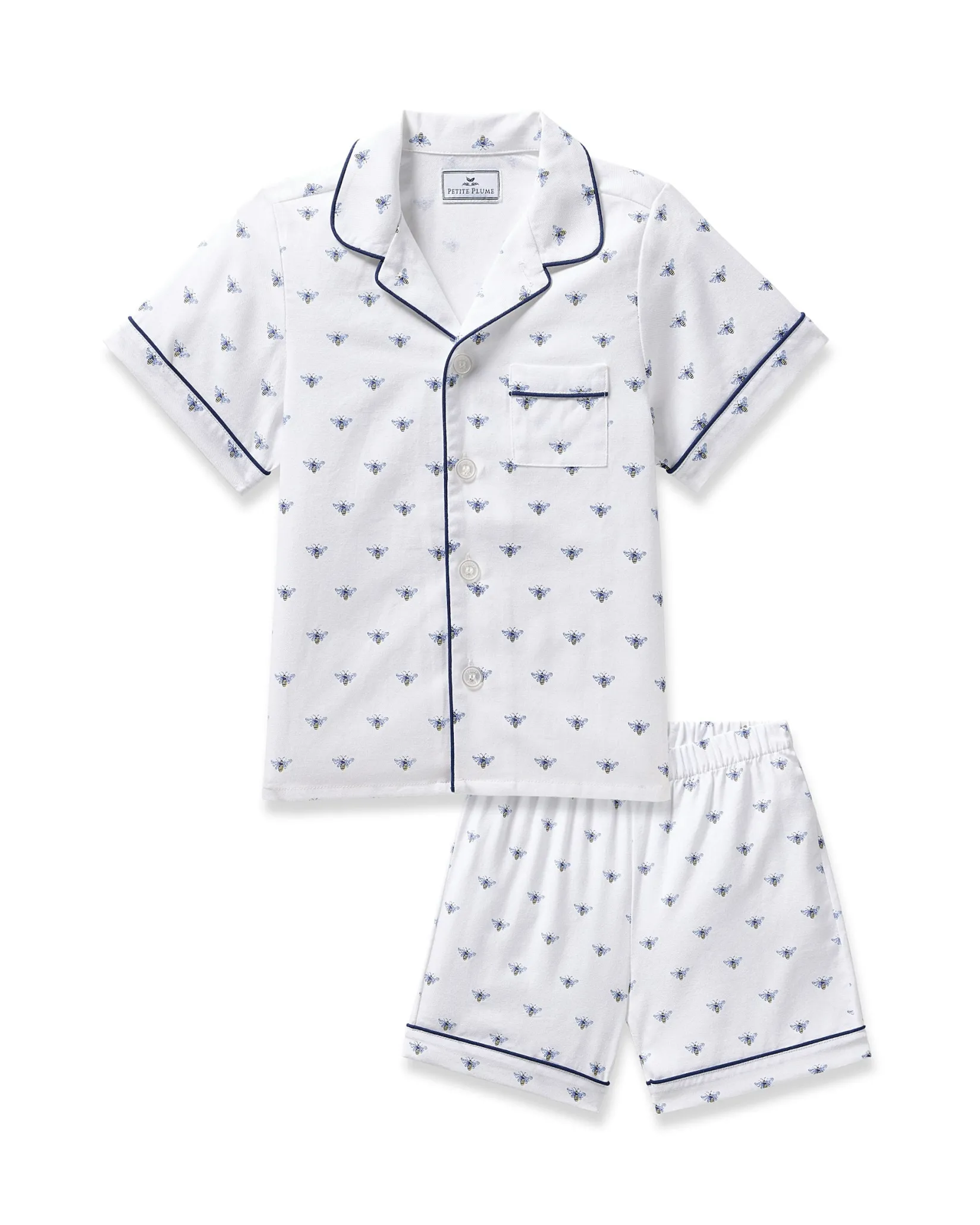 Kids Petite Plume Kid's Twill Short Set in