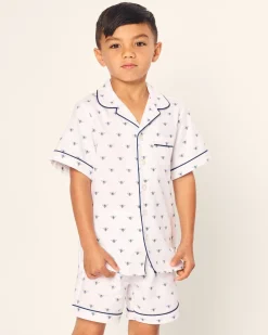 Kids Petite Plume Kid's Twill Short Set in