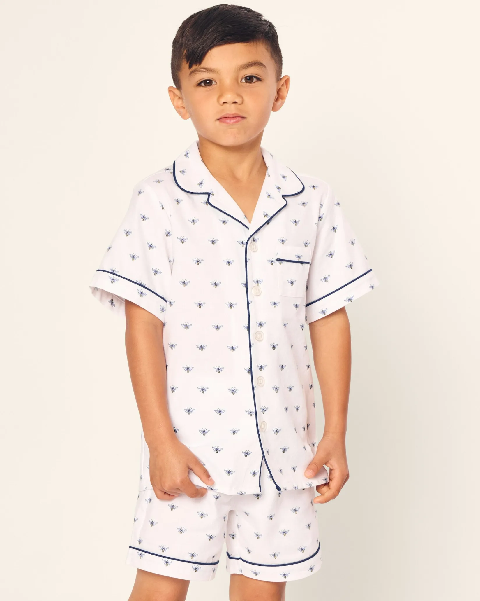 Kids Petite Plume Kid's Twill Short Set in