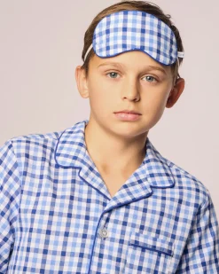 Kids Petite Plume Kid's Twill Short Set in Pink Gingham