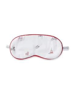 Kids Petite Plume Kid's Twill Sleep Mask in Flamingos