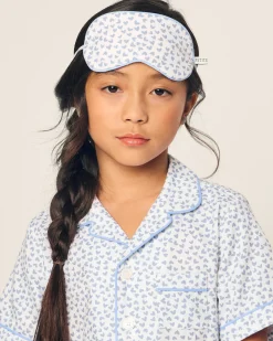 Kids Petite Plume Kid's Twill Sleep Mask in Petite Petals