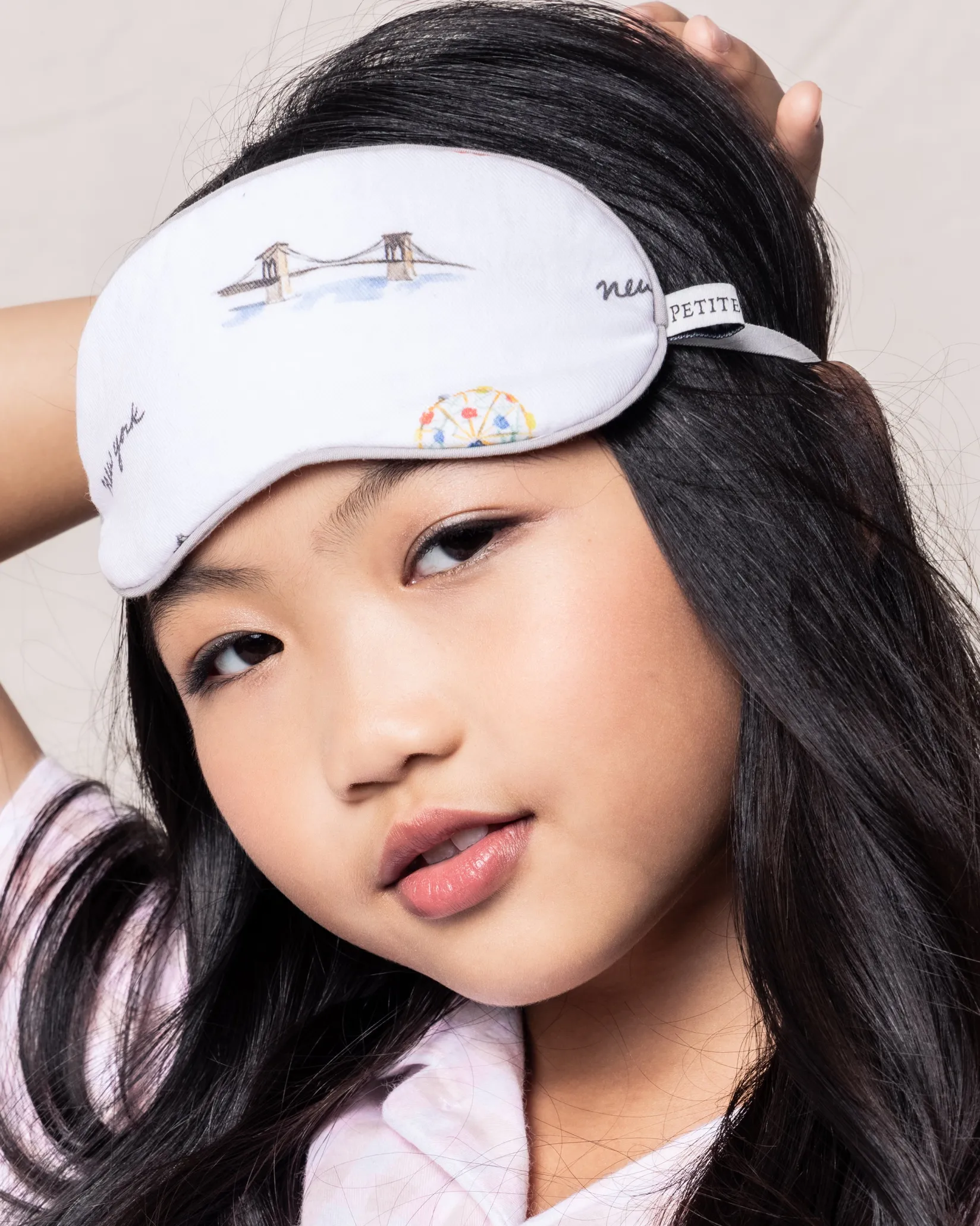 Kids Petite Plume Kid's Twill Sleep Mask in New York! New York!