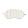 Kids Petite Plume Kid's Twill Sleep Mask in Sunny Stripe
