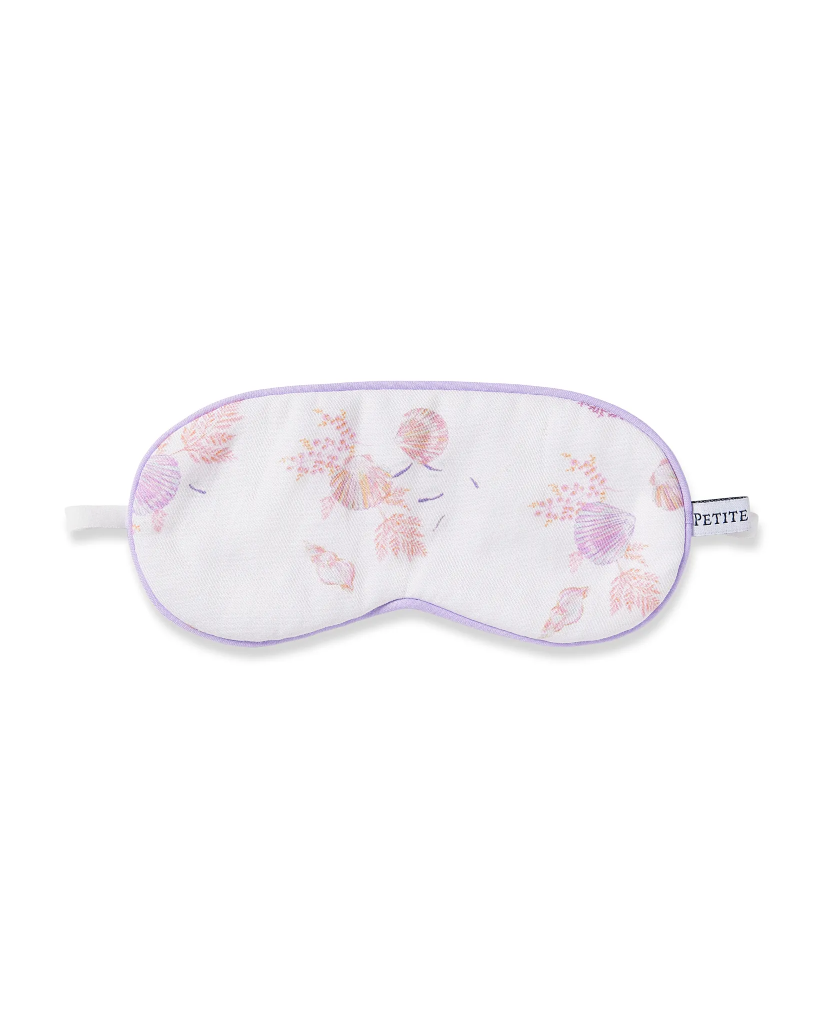 Kids Petite Plume Kid's Twill Sleep Mask in Seashell Splendor