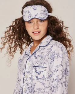 Kids Petite Plume Kid's Twill Sleep Mask in Fleurs de Rose