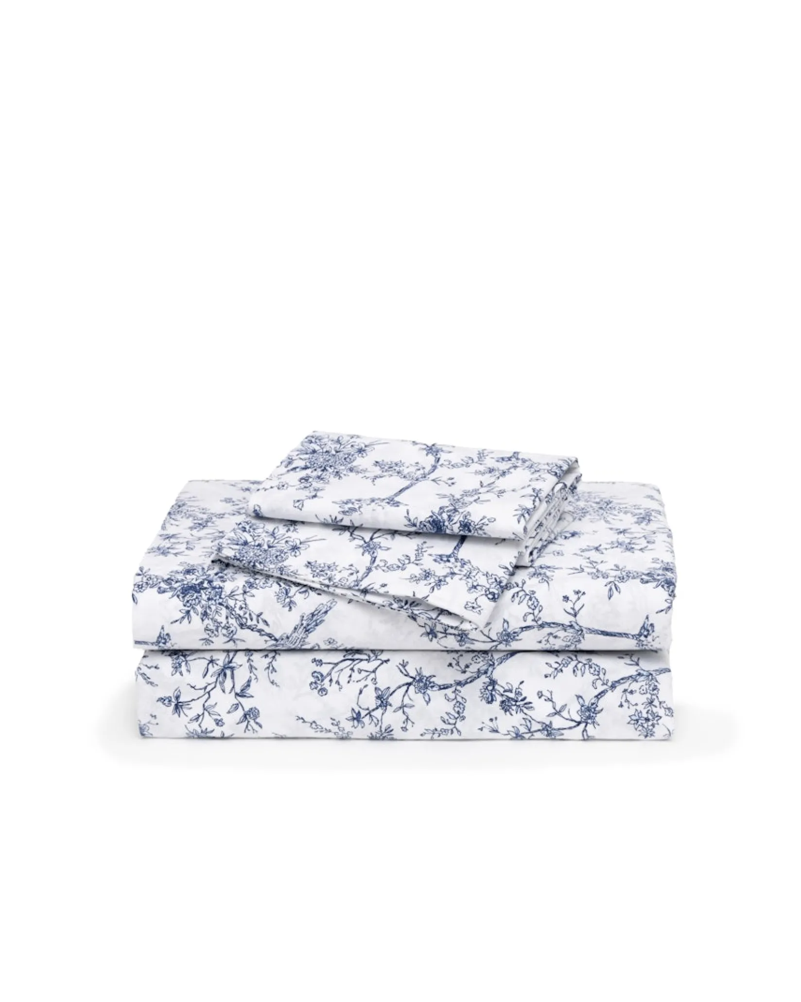 Petite Plume Luxe Premium Cotton Bed Sheets in Timeless Toile