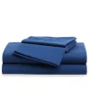Petite Plume Luxe Premium Cotton Bed Sheets in Navy