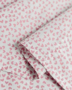 Petite Plume Luxe Premium Cotton Bed Sheets in Sweethearts