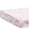 Petite Plume Luxe Premium Cotton Crib Sheet in Pink Timeless Toile