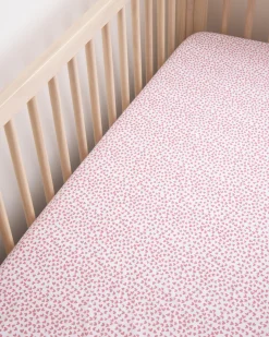 Petite Plume Luxe Premium Cotton Crib Sheet in Sweethearts