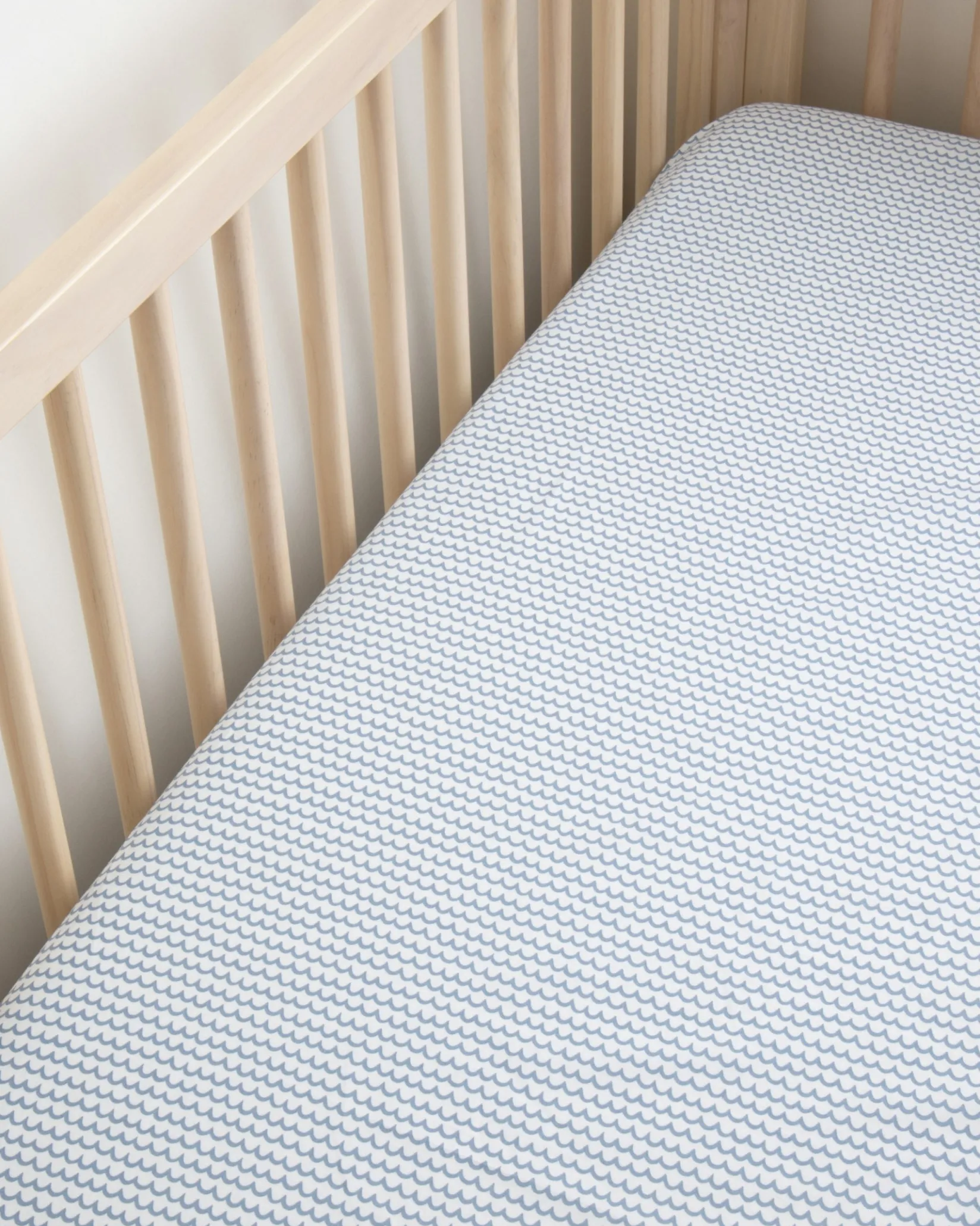 Petite Plume Luxe Premium Cotton Crib Sheet in Timeless Toile