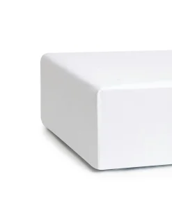 Petite Plume Luxe Premium Cotton Crib Sheet in White
