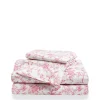Petite Plume Luxe Premium Cotton Sheets in Pink Timeless Toile