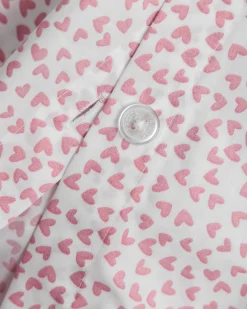 Petite Plume Luxe Premium Percale Duvet Set in Sweethearts