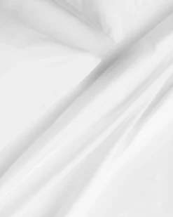 Petite Plume Luxe Premium Percale Duvet Set in White