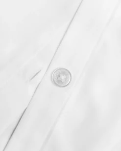 Petite Plume Luxe Premium Percale Duvet Set in White