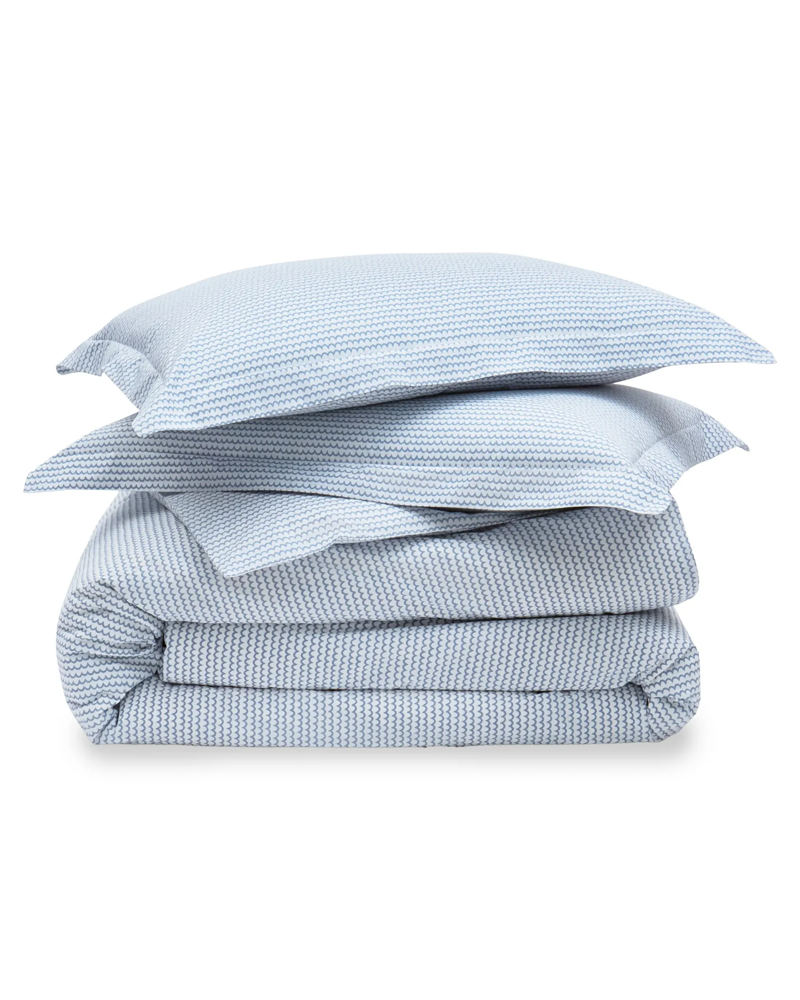 Petite Plume Luxe Premium Percale Duvet Set in Timeless Toile