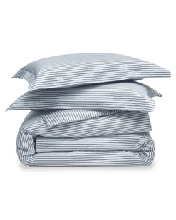 Petite Plume Luxe Premium Percale Duvet Set in Timeless Toile
