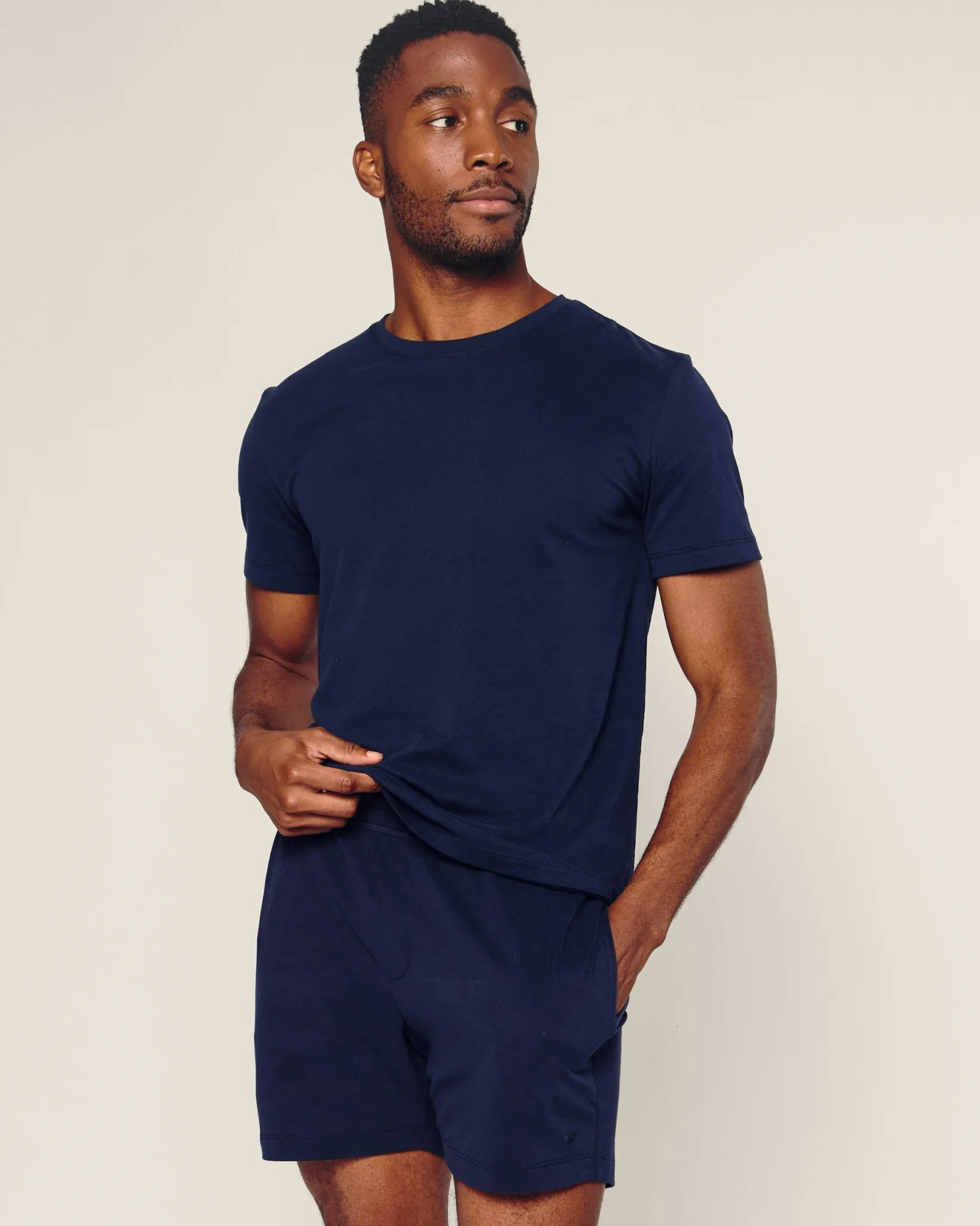 Petite Plume Men's 5" Pima Short in Dark Heather Grey