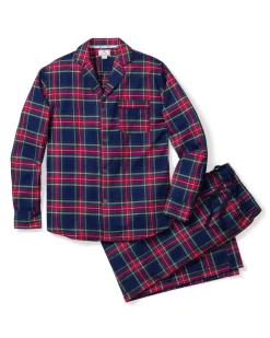 Petite Plume Men's Brushed Cotton Pajama Set in Windsor Tartan