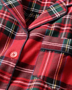 Petite Plume Men's Brushed Cotton Pajama Set in Imperial Tartan