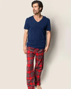 Petite Plume Men's Brushed Cotton Pajama Pant in Windsor Tartan