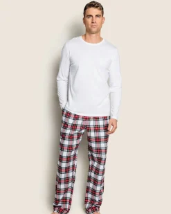 Petite Plume Men's Brushed Cotton Pajama Pant in Windsor Tartan