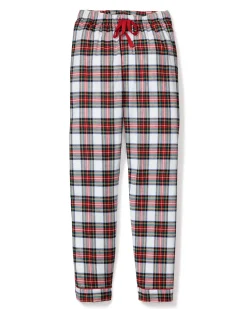 Petite Plume Men's Brushed Cotton Pants in Balmoral Tartan