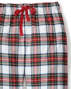 Petite Plume Men's Brushed Cotton Pants in Balmoral Tartan