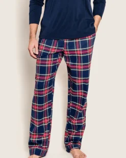 Petite Plume Men's Brushed Cotton Pants in Windsor Tartan