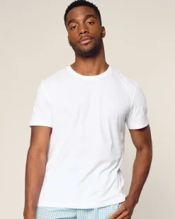 Petite Plume Men's Pima Essential Crew Neck Tee in Navy