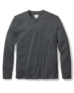 Petite Plume Men's Pima Henley in Navy