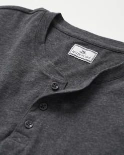 Petite Plume Men's Pima Henley in Navy