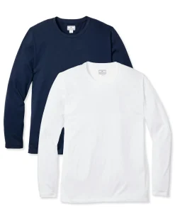 Petite Plume Men’s Pima Long Sleeve T-shirt Duo