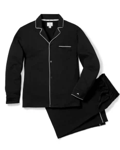 Petite Plume Men's Pima Pajama Set in Bordeaux