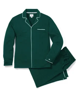 Petite Plume Men's Pima Pajama Set in Evergreen