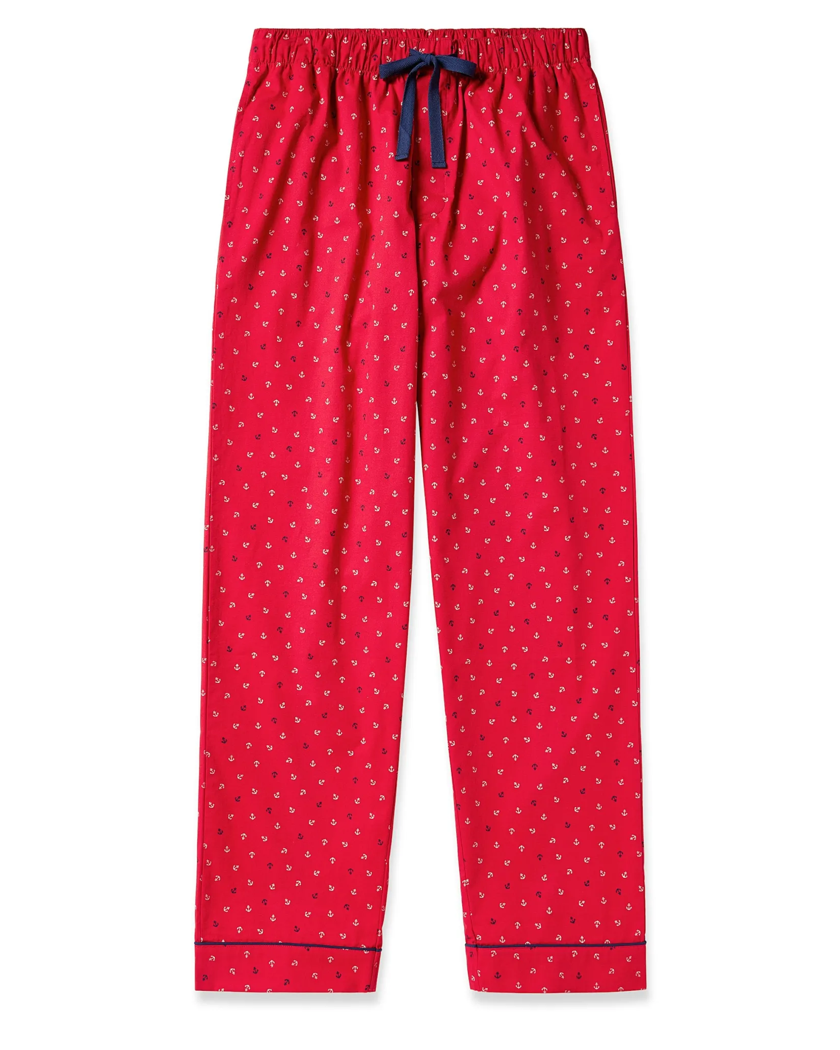 Petite Plume Men's Twill Pajama Pant in Anchors Away