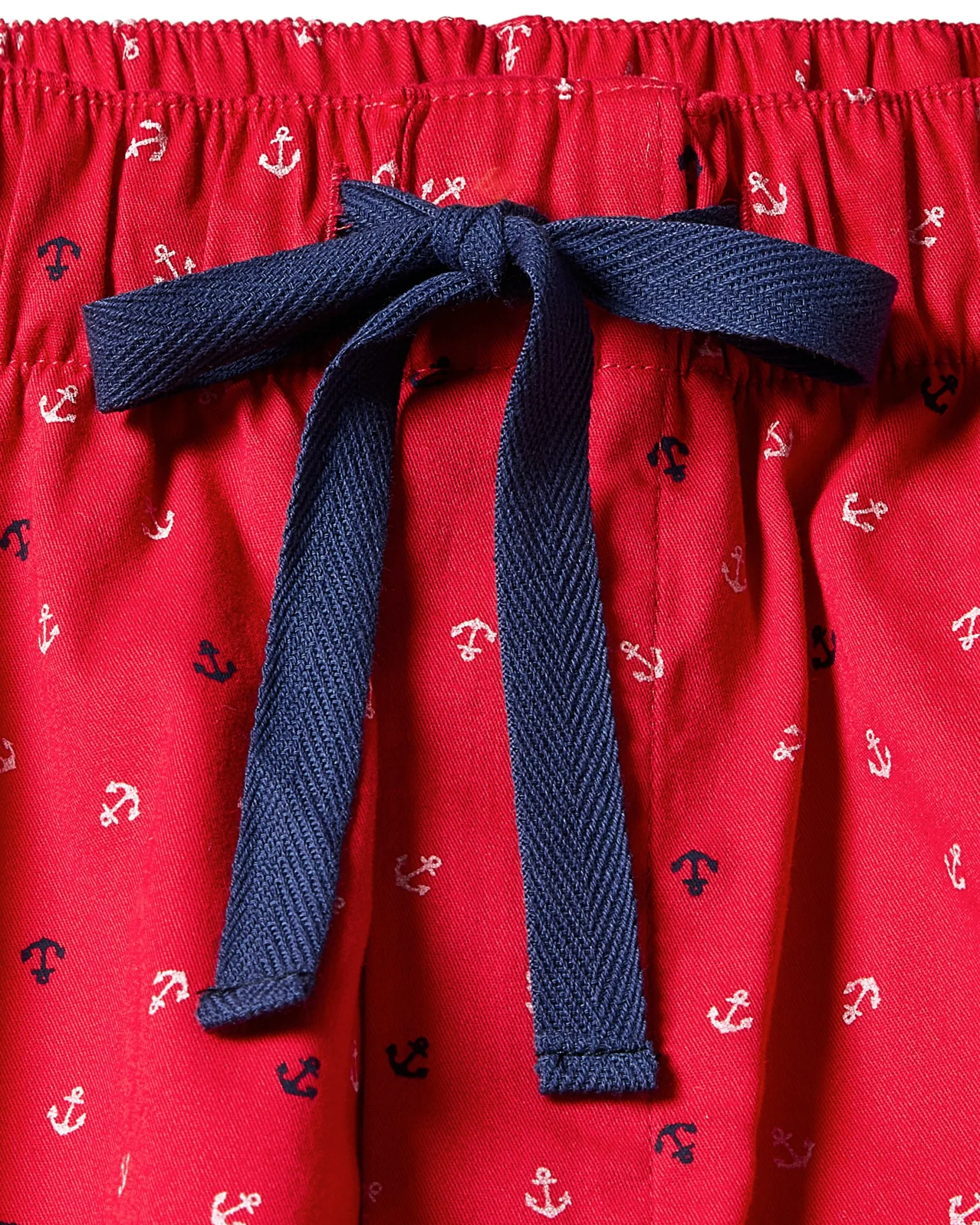 Petite Plume Men's Twill Pajama Pant in Anchors Away