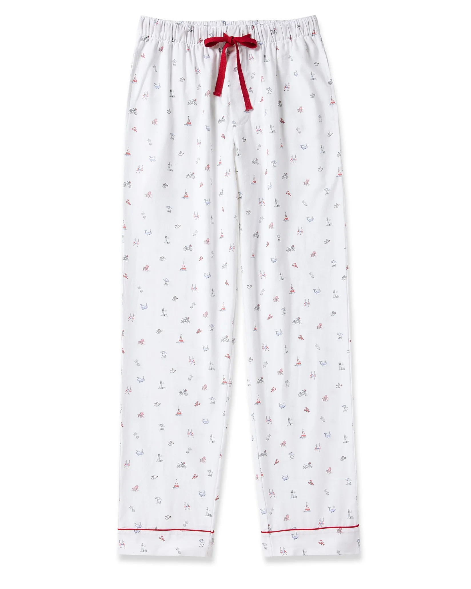 Petite Plume Men's Twill Pajama Pant in Anchors Away